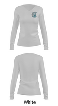 Lady Chargers 79726447 Women's Long Sleeve V-neck Shirt - 16