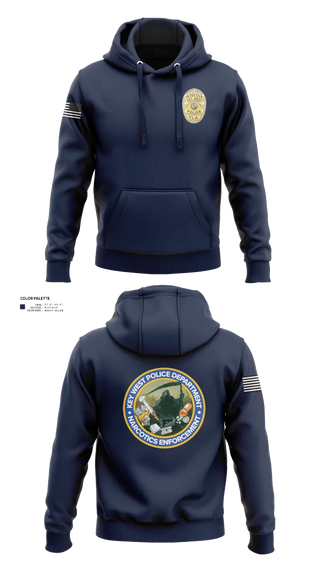 Hoodie, Key West Police Department, , Teamtime, Team time, sublimation, custom sports apparel, team uniforms, spirit wear, spiritwear, sports uniforms, custom shirts, team store, custom team store, fundraiser sports, apparel fundraiser