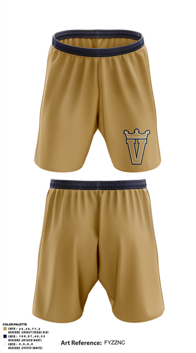 Valley Kings 11609038 Athletic Shorts With Pockets - 1
