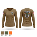 Mauldin Police Women's Long Sleeve V-neck Shirt - 1