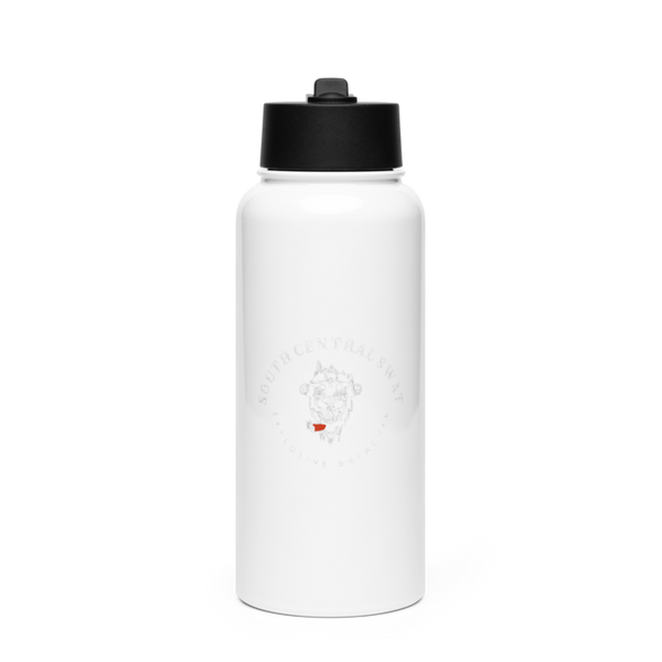 SCR SWAT 20912043 Stainless Steel Water Bottle with a Straw Lid