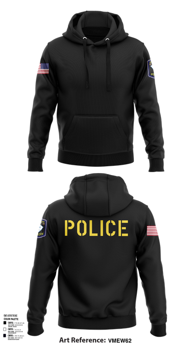 New Ellenton Police Department 612730 Hoodie - 4