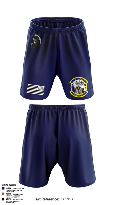 89th ATKS 4594121 Athletic Shorts With Pockets - 1