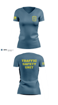 Traffic Safety Unit 70810452 Women's Short Sleeve V-neck Shirt - 2