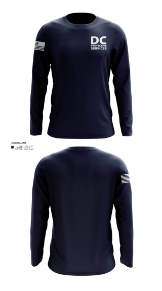 Long Sleeve Performance Shirt, DC protective servicesDC protective services, Police, Teamtime, Team time, sublimation, custom sports apparel, team uniforms, spirit wear, spiritwear, sports uniforms, custom shirts, team store, custom team store, fundraiser sports, apparel fundraiser