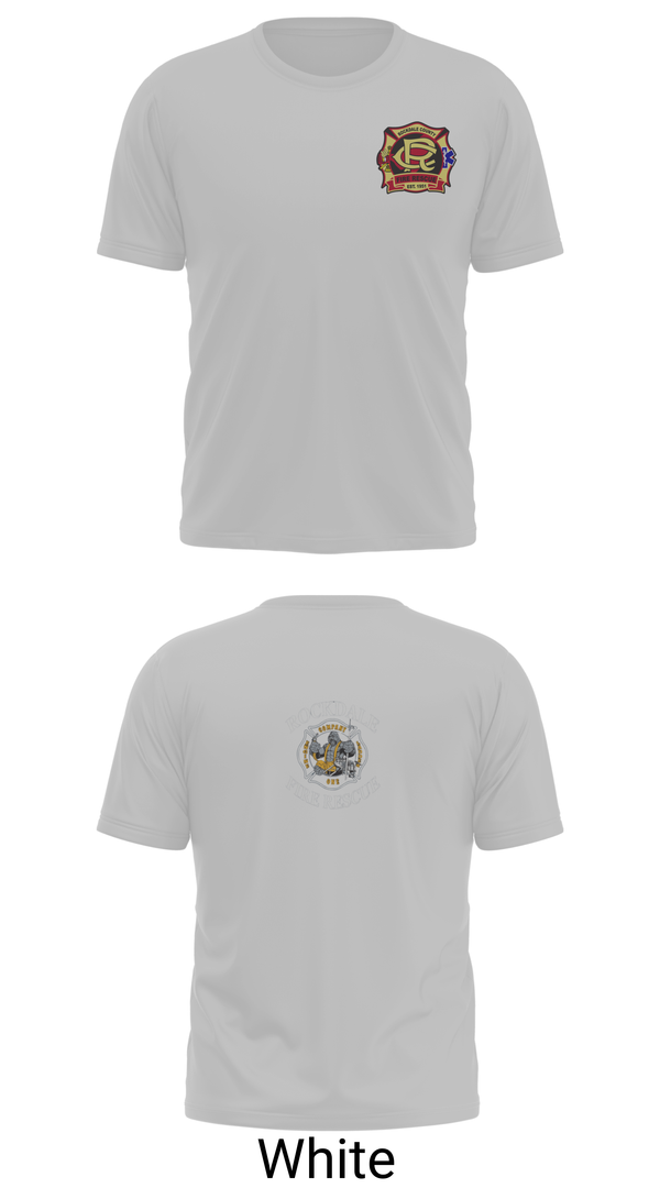 Short Sleeve Performance Shirt, Rockdale County Fire Rescue Company 1, Fire Department, Teamtime, Team time, sublimation, custom sports apparel, team uniforms, spirit wear, spiritwear, sports uniforms, custom shirts, team store, custom team store, fundraiser sports, apparel fundraiser