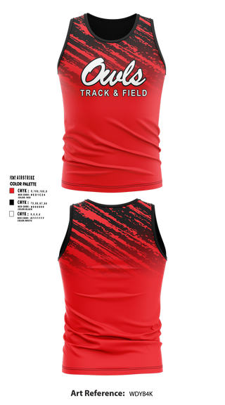 Tank Top, ELGIN, Track & Field, Teamtime, Team time, sublimation, custom sports apparel, team uniforms, spirit wear, spiritwear, sports uniforms, custom shirts, team store, custom team store, fundraiser sports, apparel fundraiser