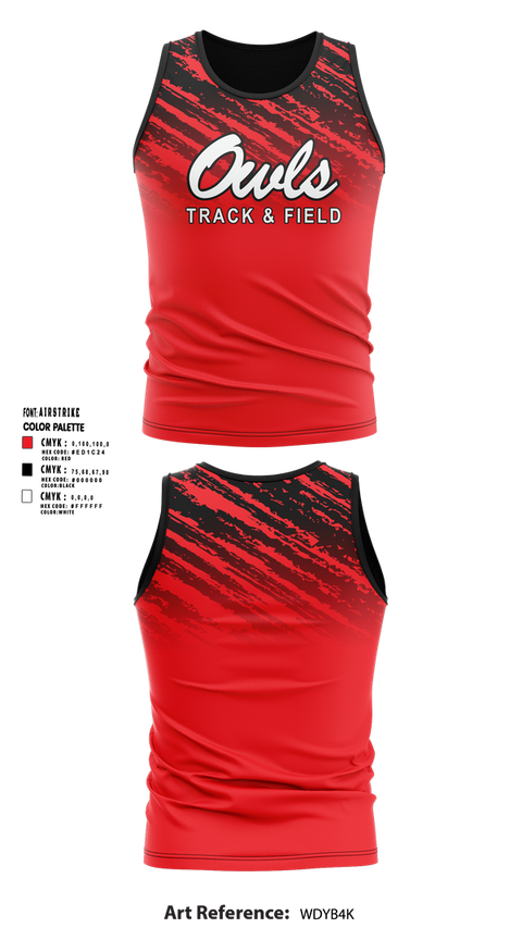 Tank Top, ELGIN, Track & Field, Teamtime, Team time, sublimation, custom sports apparel, team uniforms, spirit wear, spiritwear, sports uniforms, custom shirts, team store, custom team store, fundraiser sports, apparel fundraiser