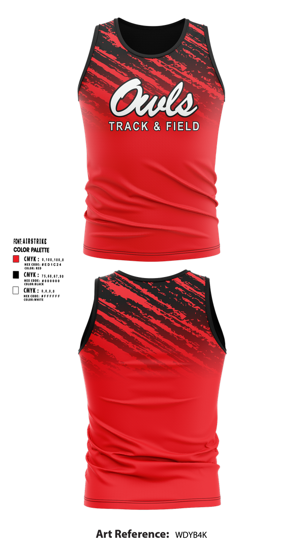 Tank Top, ELGIN, Track & Field, Teamtime, Team time, sublimation, custom sports apparel, team uniforms, spirit wear, spiritwear, sports uniforms, custom shirts, team store, custom team store, fundraiser sports, apparel fundraiser