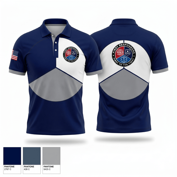 Short Sleeve Performance Polo, Chemult Rural Fire Protection District, EMS/EMT, Teamtime, Team time, sublimation, custom sports apparel, team uniforms, spirit wear, spiritwear, sports uniforms, custom shirts, team store, custom team store, fundraiser sports, apparel fundraiser
