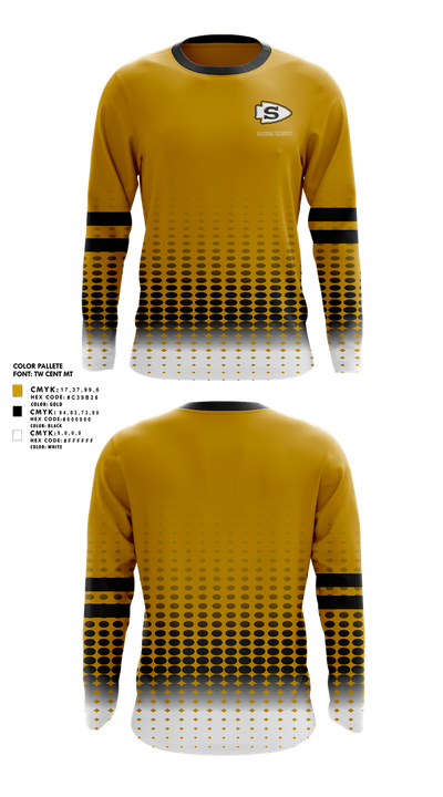 Sachem Varsity Gymnastics 2235888 Long Sleeve Performance Shirt 1