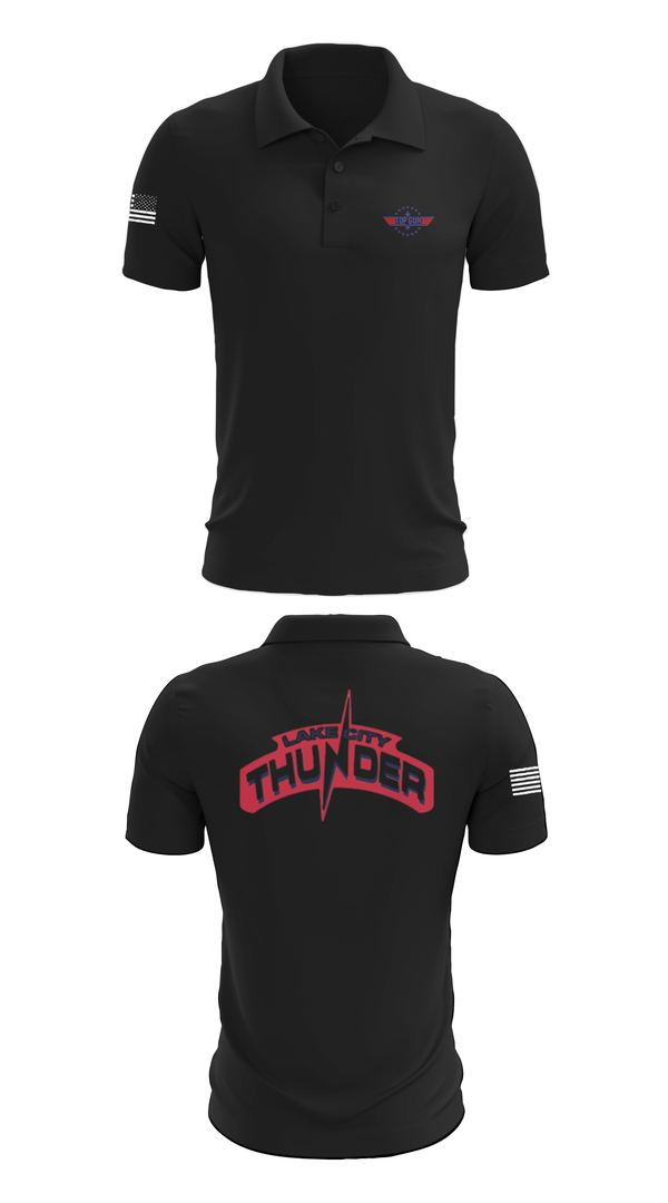 Short Sleeve Performance Polo, Lake City Thunder, Softball, Teamtime, Team time, sublimation, custom sports apparel, team uniforms, spirit wear, spiritwear, sports uniforms, custom shirts, team store, custom team store, fundraiser sports, apparel fundraiser