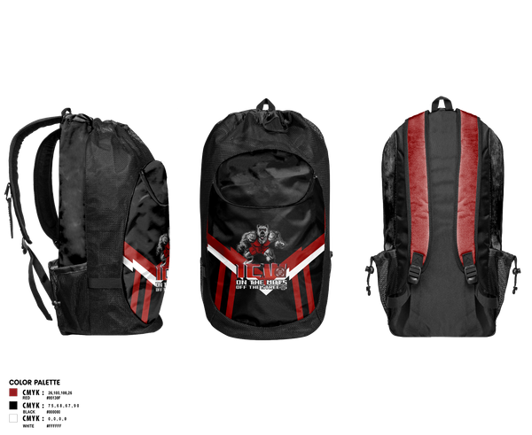 Gear Bag, Inner City Wrestling, Wrestling, Teamtime, Team time, sublimation, custom sports apparel, team uniforms, spirit wear, spiritwear, sports uniforms, custom shirts, team store, custom team store, fundraiser sports, apparel fundraiser