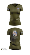 Karl & Hedwig Ackermann Memorial Institute for Joint Military Intelligence and Law Enforcement Education & Training at MARDET Fort Leonard Wood 34903411 Women's Short Sleeve V-neck Shirt - 111