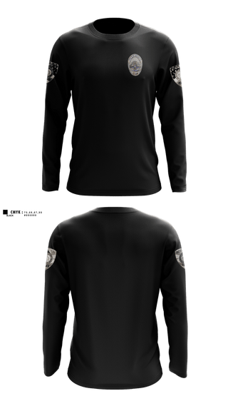 Long Sleeve Performance Shirt, Ridgecrest Police Department, Police, Teamtime, Team time, sublimation, custom sports apparel, team uniforms, spirit wear, spiritwear, sports uniforms, custom shirts, team store, custom team store, fundraiser sports, apparel fundraiser