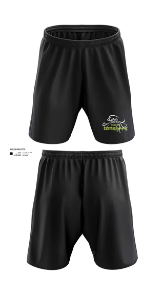 Athletic Shorts With Pockets, Boston Banshees, Football, Teamtime, Team time, sublimation, custom sports apparel, team uniforms, spirit wear, spiritwear, sports uniforms, custom shirts, team store, custom team store, fundraiser sports, apparel fundraiser