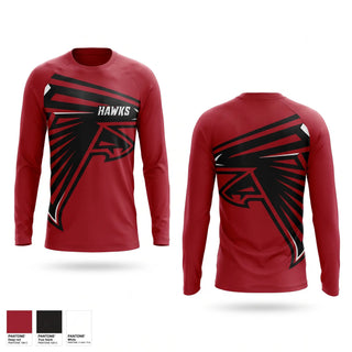 Long Sleeve Performance Shirt, HAWKS, Baseball, Teamtime, Team time, sublimation, custom sports apparel, team uniforms, spirit wear, spiritwear, sports uniforms, custom shirts, team store, custom team store, fundraiser sports, apparel fundraiser