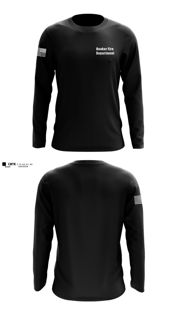 Long Sleeve Performance Shirt, Hooker, Fire Department, Teamtime, Team time, sublimation, custom sports apparel, team uniforms, spirit wear, spiritwear, sports uniforms, custom shirts, team store, custom team store, fundraiser sports, apparel fundraiser