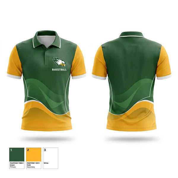 Short Sleeve Performance Polo, Seneca Valley, Men's Basketball, Teamtime, Team time, sublimation, custom sports apparel, team uniforms, spirit wear, spiritwear, sports uniforms, custom shirts, team store, custom team store, fundraiser sports, apparel fundraiser