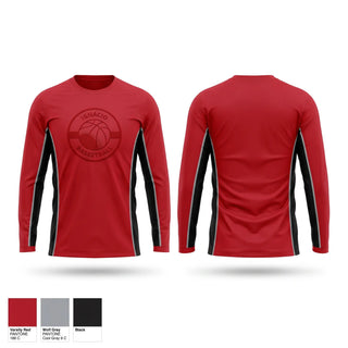 Long Sleeve Performance Shirt, Ignacio Bobcats, Men's Basketball, Teamtime, Team time, sublimation, custom sports apparel, team uniforms, spirit wear, spiritwear, sports uniforms, custom shirts, team store, custom team store, fundraiser sports, apparel fundraiser