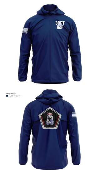 Windbreaker, 3BCT H2F, Army, Teamtime, Team time, sublimation, custom sports apparel, team uniforms, spirit wear, spiritwear, sports uniforms, custom shirts, team store, custom team store, fundraiser sports, apparel fundraiser