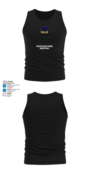 Tank Top, Parlier High School Basketball, Men's Basketball, Teamtime, Team time, sublimation, custom sports apparel, team uniforms, spirit wear, spiritwear, sports uniforms, custom shirts, team store, custom team store, fundraiser sports, apparel fundraiser