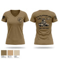 Echo Company 2-104th GSAB Women's Short Sleeve V-neck Shirt - 1