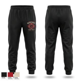 Sweatpants, Winthrop Fire Department, Fire Department, Teamtime, Team time, sublimation, custom sports apparel, team uniforms, spirit wear, spiritwear, sports uniforms, custom shirts, team store, custom team store, fundraiser sports, apparel fundraiser