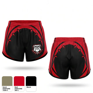 Womens Shorts, Hickman County Bulldogs, , Teamtime, Team time, sublimation, custom sports apparel, team uniforms, spirit wear, spiritwear, sports uniforms, custom shirts, team store, custom team store, fundraiser sports, apparel fundraiser