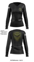 SWAT 37842893 Women's Long Sleeve V-neck Shirt - 6