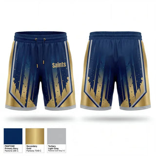 Athletic Shorts With Pockets, Saints, Women's Lacrosse, Teamtime, Team time, sublimation, custom sports apparel, team uniforms, spirit wear, spiritwear, sports uniforms, custom shirts, team store, custom team store, fundraiser sports, apparel fundraiser
