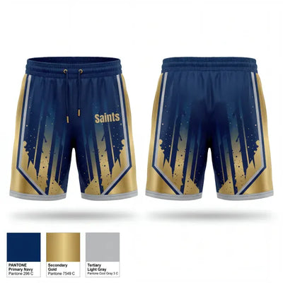 Saints 91461976 Athletic Shorts With Pockets - 1