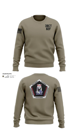 Crew Neck Sweatshirt, 3BCT H2F, Army, Teamtime, Team time, sublimation, custom sports apparel, team uniforms, spirit wear, spiritwear, sports uniforms, custom shirts, team store, custom team store, fundraiser sports, apparel fundraiser