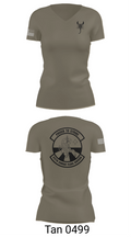 612 Combat Plans Division 33467632 Women's Short Sleeve V-neck Shirt - 68