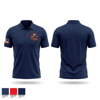 Short Sleeve Performance Polo, Station 42, Fire Department, Teamtime, Team time, sublimation, custom sports apparel, team uniforms, spirit wear, spiritwear, sports uniforms, custom shirts, team store, custom team store, fundraiser sports, apparel fundraiser