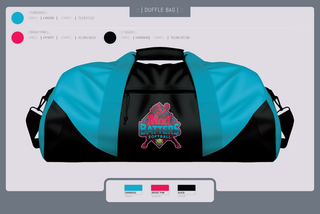 Duffle Bag, MadBatters Softball, Softball, Teamtime, Team time, sublimation, custom sports apparel, team uniforms, spirit wear, spiritwear, sports uniforms, custom shirts, team store, custom team store, fundraiser sports, apparel fundraiser