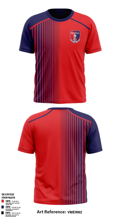 Pleasant Hill Martinez Soccer Association 68126341 Short Sleeve Performance Shirt - 1
