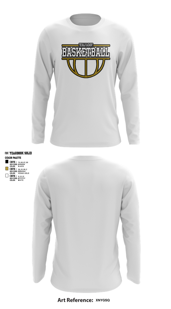 Long Sleeve Performance Shirt, Ball Placement, Men's Basketball, Teamtime, Team time, sublimation, custom sports apparel, team uniforms, spirit wear, spiritwear, sports uniforms, custom shirts, team store, custom team store, fundraiser sports, apparel fundraiser