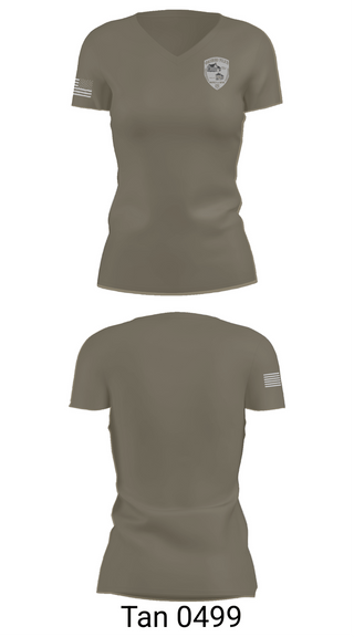 Womens Short Sleeve Vneck Shirt, Dagsboro Police Department, Police, Teamtime, Team time, sublimation, custom sports apparel, team uniforms, spirit wear, spiritwear, sports uniforms, custom shirts, team store, custom team store, fundraiser sports, apparel fundraiser