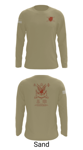 Long Sleeve Performance Shirt, 2nd Battalion 222nd Field Artillery, , Teamtime, Team time, sublimation, custom sports apparel, team uniforms, spirit wear, spiritwear, sports uniforms, custom shirts, team store, custom team store, fundraiser sports, apparel fundraiser