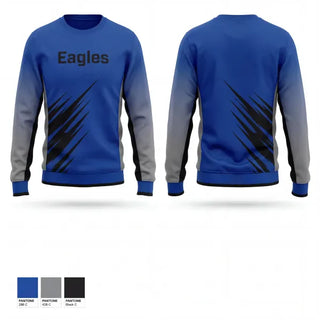 Crew Neck Sweatshirt, Eagles, Men's Basketball, Teamtime, Team time, sublimation, custom sports apparel, team uniforms, spirit wear, spiritwear, sports uniforms, custom shirts, team store, custom team store, fundraiser sports, apparel fundraiser