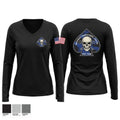 Northeast Correctional Center Women's Long Sleeve V-neck Shirt - 1
