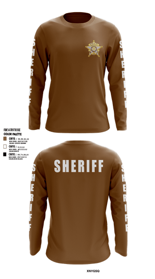 Long Sleeve Performance Shirt, SHERIFF, Police, Teamtime, Team time, sublimation, custom sports apparel, team uniforms, spirit wear, spiritwear, sports uniforms, custom shirts, team store, custom team store, fundraiser sports, apparel fundraiser