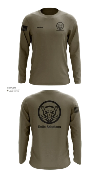 Long Sleeve Performance Shirt, Exile Solutions, Police, Teamtime, Team time, sublimation, custom sports apparel, team uniforms, spirit wear, spiritwear, sports uniforms, custom shirts, team store, custom team store, fundraiser sports, apparel fundraiser