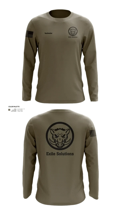 Exile Solutions 72007120 Long Sleeve Performance Shirt 21