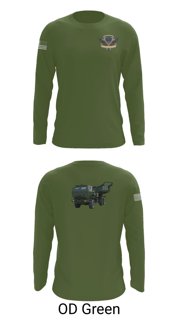 Long Sleeve Performance Shirt, 182nd Field Artillery, Army, Teamtime, Team time, sublimation, custom sports apparel, team uniforms, spirit wear, spiritwear, sports uniforms, custom shirts, team store, custom team store, fundraiser sports, apparel fundraiser