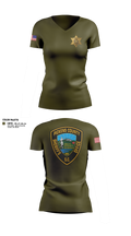 Pickens County Sheriff’s Office Women's Short Sleeve V-neck Shirt - 11