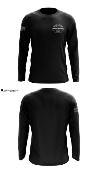 Long Sleeve Performance Shirt, Westshore Enforcement Bureau Bomb Squad, Police, Teamtime, Team time, sublimation, custom sports apparel, team uniforms, spirit wear, spiritwear, sports uniforms, custom shirts, team store, custom team store, fundraiser sports, apparel fundraiser