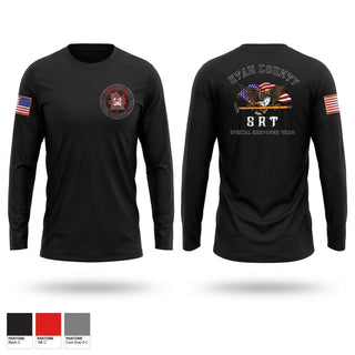 Long Sleeve Performance Shirt, Utah County SRT, Fire Department, Teamtime, Team time, sublimation, custom sports apparel, team uniforms, spirit wear, spiritwear, sports uniforms, custom shirts, team store, custom team store, fundraiser sports, apparel fundraiser