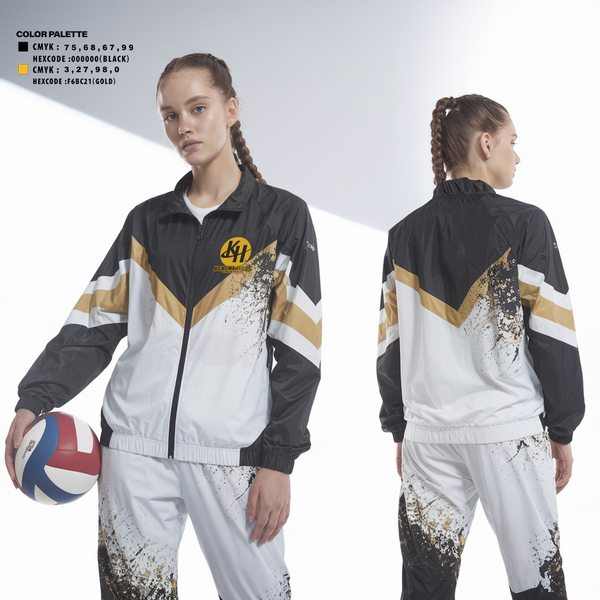 Windbreaker, Kenowa Hills Volleyball, Women's Volleyball, Teamtime, Team time, sublimation, custom sports apparel, team uniforms, spirit wear, spiritwear, sports uniforms, custom shirts, team store, custom team store, fundraiser sports, apparel fundraiser